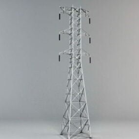 3d модель вежі електропередач