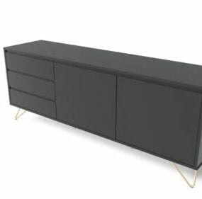 Charcoal Sideboard 3d model