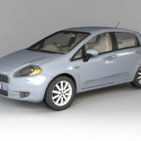 Fiat Punto Hatchback Car 3d model