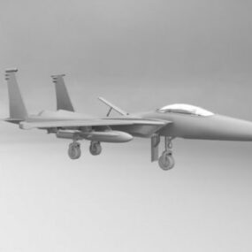 Us Army Fighter Aircraft 3D-malli