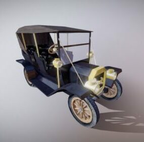Ford T vintage de Rob Mikelsons modelo 3d