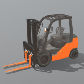 Realistinen Forklift 3D-malli
