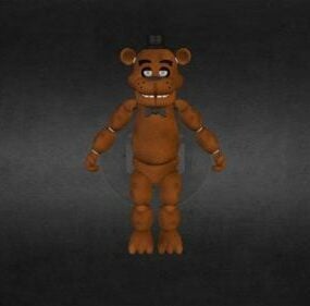 Mô hình thú nhồi bông gấu Freddy 3d