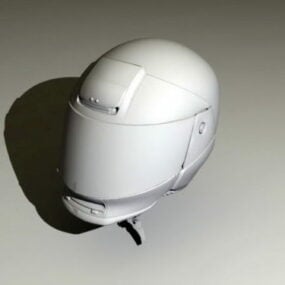 Mô hình 3d Mũ bảo hiểm khoa học viễn tưởng