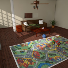 Baby Room Interior 3d model