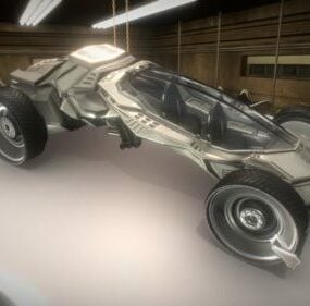 Gelecek Araba Konsepti 3d modeli