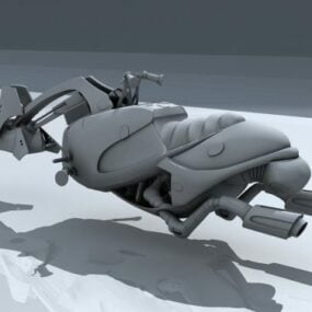 Hoverbike Vehicle 3d model