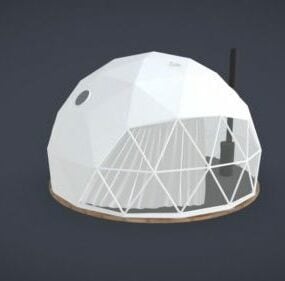 דגם Glamping Dome 3D