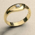 Gioielli anello d'oro