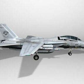 Grumman Aircraft F-14 Tomcat Fighter 3D-Modell