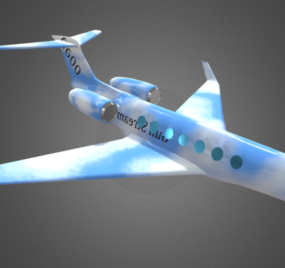 Steampunk Wing Airplane 3d model