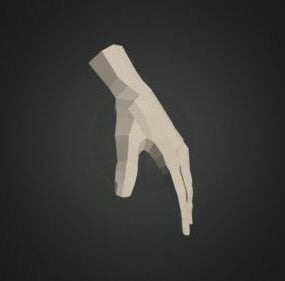 Hand Lowpoly 3D-modell