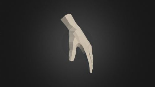 Hand Lowpoly