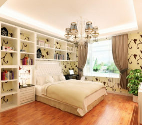 Hardcover Bedroom Interior 3d model