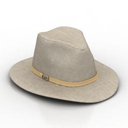 Modelo 3D do antigo chapéu de cowboy ocidental