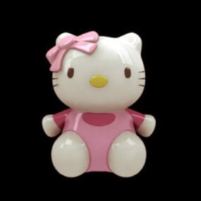 דגם תלת מימד של Hello Kitty Toy