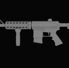 تفنگ M4 Carbine مدل 3d