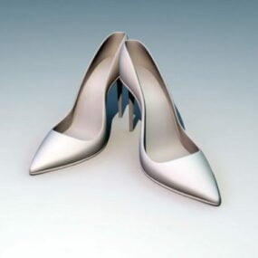 High Heeled Dress Shoes 3d model