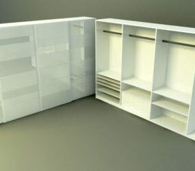 Muebles de hogar Armario alto modelo 3d