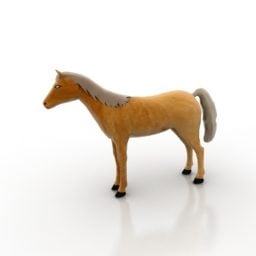Yellow Horse 3d model