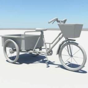 Triciclo industrial modelo 3d
