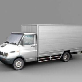 फेडेक्स ट्रक ट्रांसपोर्ट 3डी मॉडल