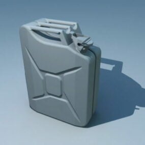 प्लास्टिक जेरीकैन कंटेनर 3डी मॉडल