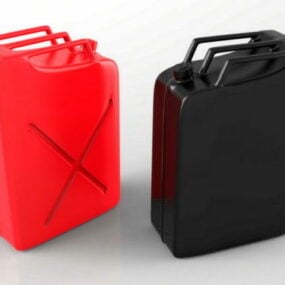 Plastic Jerrycan Gas Can 3d model