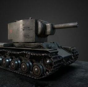 Kv2 Heavy Tank 3d model