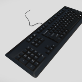 Pc Common Keyboard 3d-modell