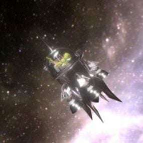 Nave espacial Halo modelo 3d