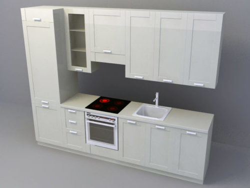 White Kitchen Set