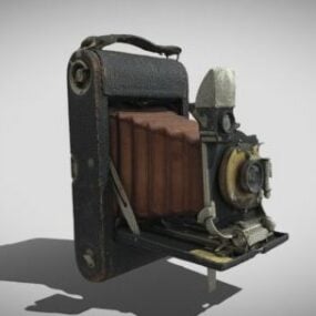 Mô hình 3d máy ảnh bỏ túi Kodak cổ điển