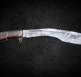 3д модель Ножа Кукри Оружия