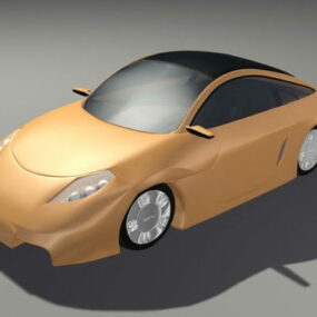 Lowpoly Model 3D samochodu Loremo