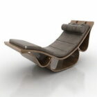 Lounge Chair Wooden Base