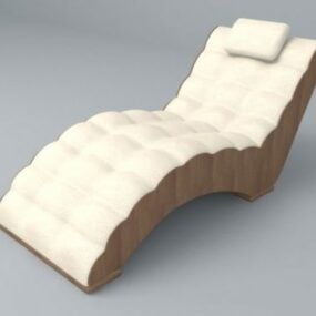 Modelo 3d de cadeira moderna de sofá de lounge doméstico