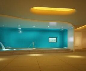 Luxurious Bathroom Interior 3d model