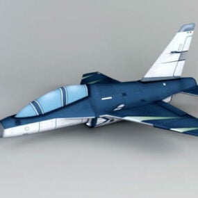 Military M-346 Trainer Aircraft 3d model