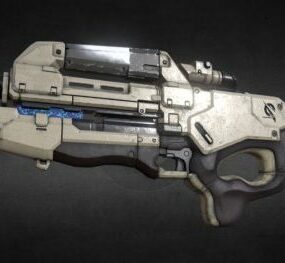 Sci-fi M-96 Mattock Gun 3D model