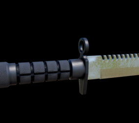 9д модель военного штык-ножа М3