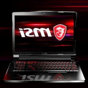 Msi Gaming Laptop Design 3d model