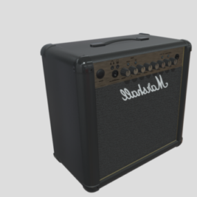 Marshall Guitar Amp Box דגם 3D