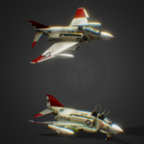 Douglas F-4 Phantom Flugzeug 3D-Modell