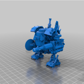Mega Deff Robot Warrior 3d-modell