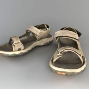 Sandálias masculinas Modelo 3d