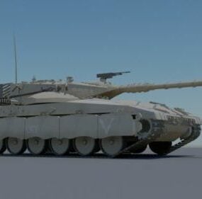 Israël Merkava Tank Mark 1b modèle 3D