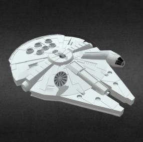 Mô hình 3d tàu vũ trụ Millenium Falcon