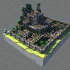 Minecraft Castle Komponen Permainan