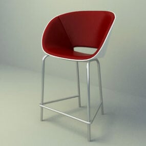 Modern Pub Bar Chair 3d model
